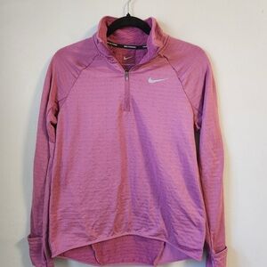 Nike Berry Quarter-Zip Top